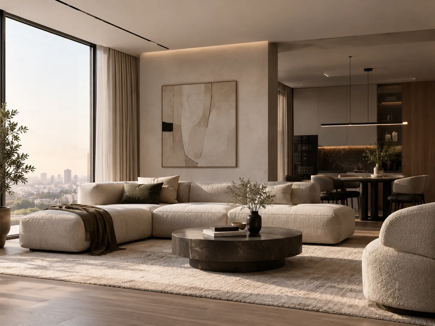 Interior style: modern